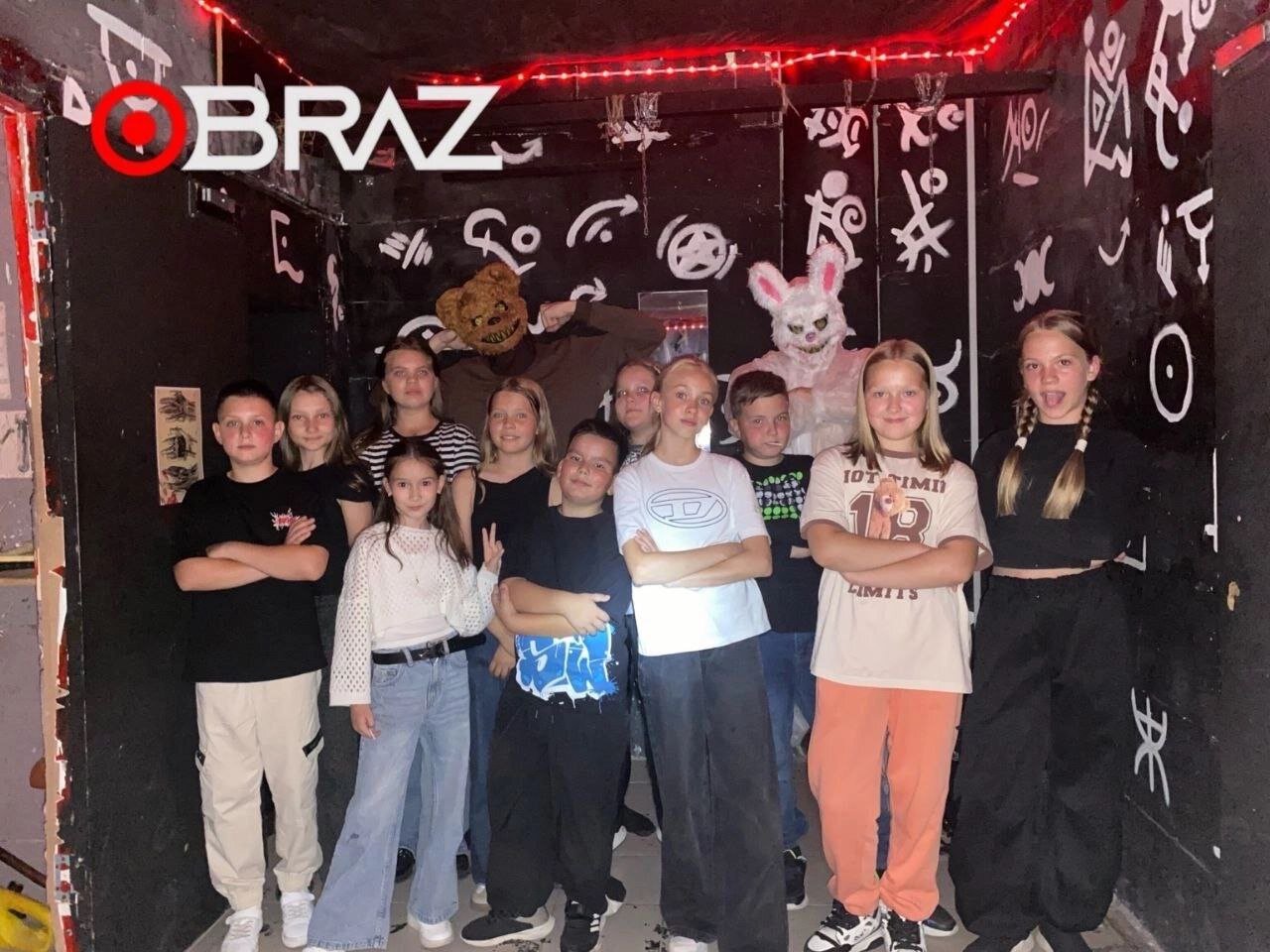 Дети 8-12 лет на детском квесте OBRAZwill — без страха, только приключение