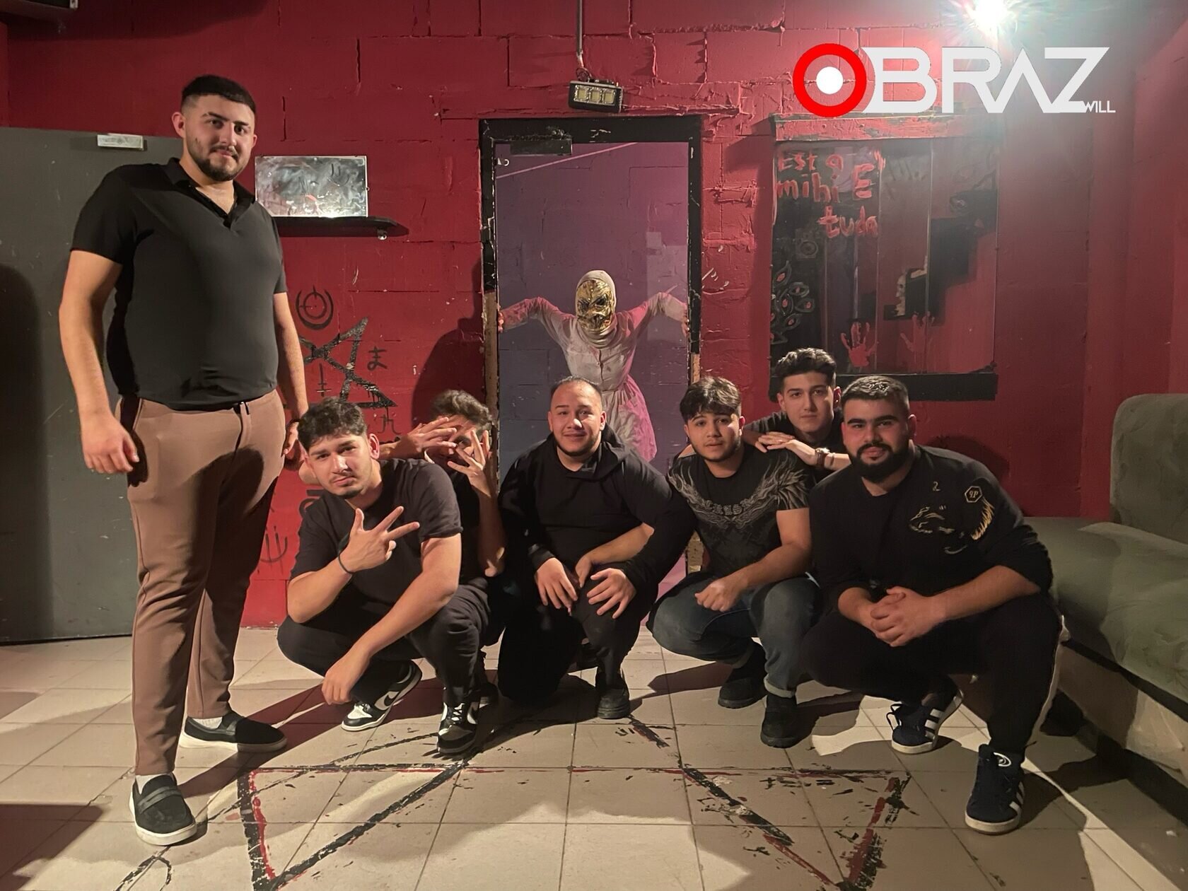 Видеозапись мальчишника на квесте OBRAZwill — монтаж для показа на свадьбе